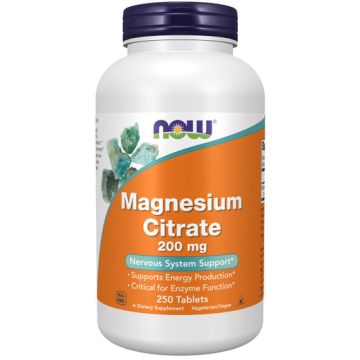 NOW Foods Magnesium Citraat 200 mg