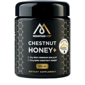 Mountaindrop Raw Chestnut Honey & Shilajit 350 gram