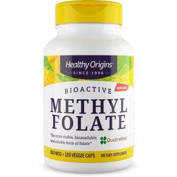 Healthy Origins MethylFolaat (Quatrefolic®) 120 capsules