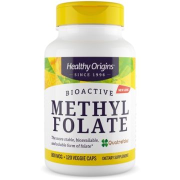 Healthy Origins MethylFolaat (Quatrefolic®) 120 capsules