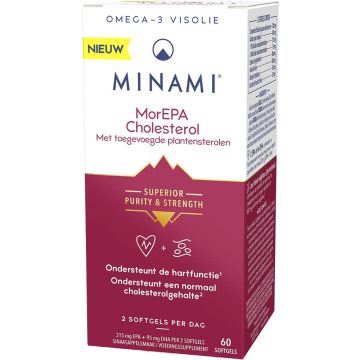 Minami MorEPA Plantsterolen 60 softgels