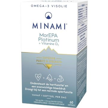 Minami MorEPA Platinum + Vit.D3