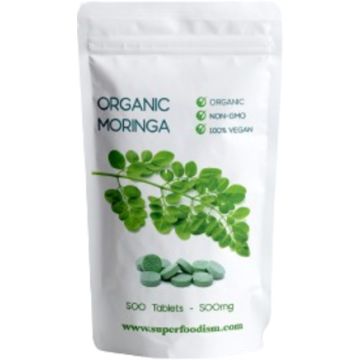 Superfoodism Moringa Tabletten 500 tabletten biologisch