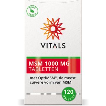 Vitals MSM tabletten 1000 mg 120 tabletten