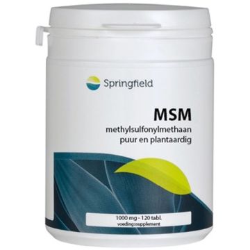 Springfield MSM 1000mg 120 tabletten