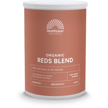 Mattisson Reds Blend Poeder Bio 400 gram biologisch