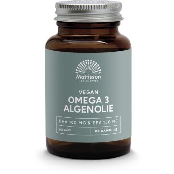 Mattisson Vegan Algenolie EPA 150 mg - DHA 100 mg 60 capsules