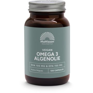 Mattisson Vegan Algenolie EPA 150 mg - DHA 100 mg 120 capsules