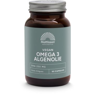 Mattisson Vegan Omega-3 Algenolie DHA 260 mg 60 capsules