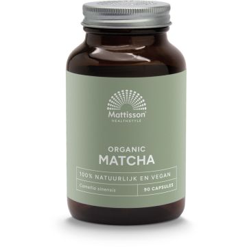 Mattisson Absolute Matcha Poeder 500 mg Bio 90 capsules biologisch