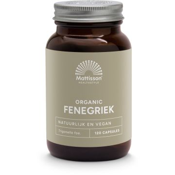 Mattisson Fenegriek Bio 120 capsules biologisch