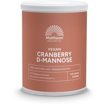 Mattisson Absolute Cranberry D-Mannose Poeder 100 gram