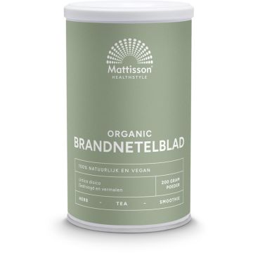Mattisson Absolute Brandnetelblad Poeder Bio 200 gram biologisch