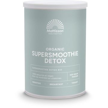 Mattisson Absolute Supersmoothie Detox Mix Bio 500 gram biologisch