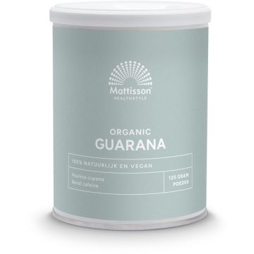 Mattisson Absolute Guarana Poeder Bio 125 gram biologisch