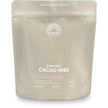 Mattisson Cacao Nibs Bio 400 gram biologisch