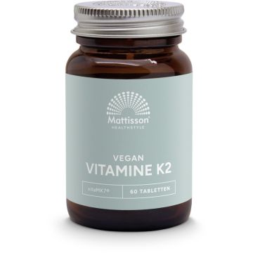 Mattisson Vitamine K2 200 mcg - MK7 Menaquinone 60 tabletten