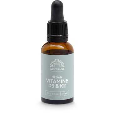 Mattisson Vegan Vitamine D3-K 75 mcg-36 mcg 25 milliliter