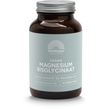 Mattisson Magnesium Bisglycinaat met taurine 90 tabletten