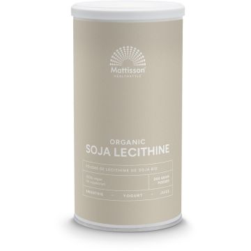 Mattisson Soja Lecithine Poeder 96% Bio 200 gram biologisch