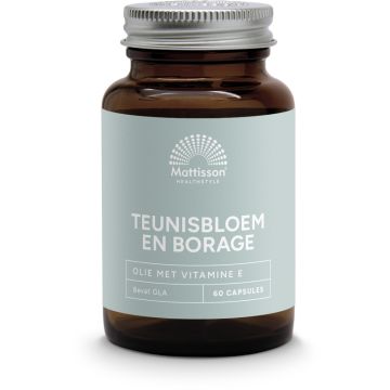 Mattisson Teunisbloem en Borage met 75 mg GLA 60 capsules