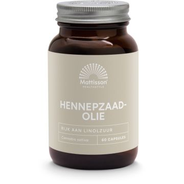 Mattisson Hennepzaadolie 1000 mg 60 capsules