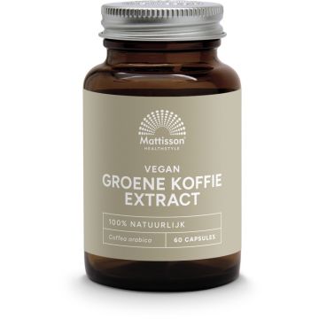 Mattisson Groene koffiebonen extract 500 mg 60 capsules