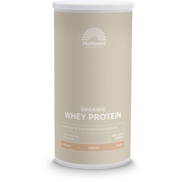 Mattisson Wei Proteïne Cacao Bio 450 gram biologisch