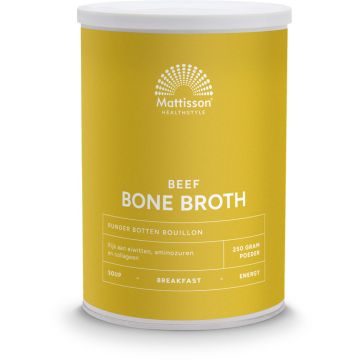 Mattisson Beef Bone Broth, Botten Bouillon 250 gram
