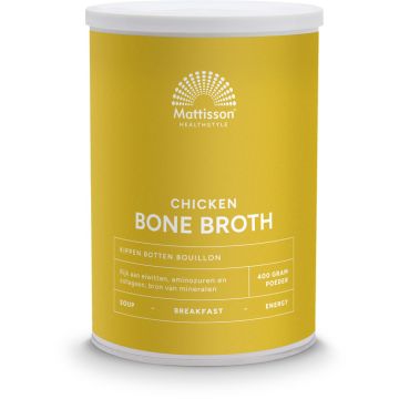 Mattisson Chicken Bone Broth, Botten Bouillon 400 gram