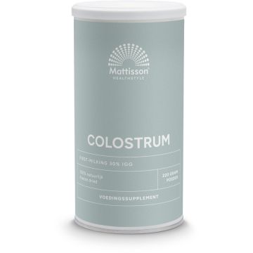 Mattisson Absolute Colostrum Poeder 30% IgG 220 gram