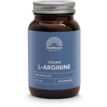 Mattisson L-Arginine 500 mg 60 capsules