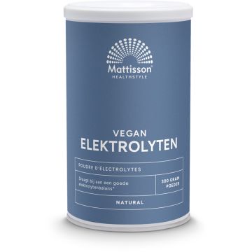 Mattisson Vegan Elektrolyten Poeder Naturel 300 gram