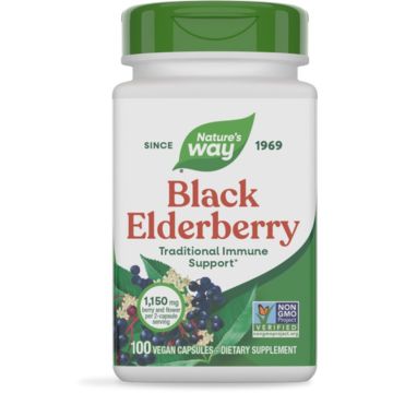Nature's Way Black Elderberry 100 capsules