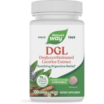 Nature's Way DGL Chewables Licorice Fruit 100 kauwtabletten