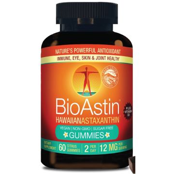Nutrex Hawaii Astaxanthine Bioastin 6 mg + D3-1000 Gummies 60 gummy's