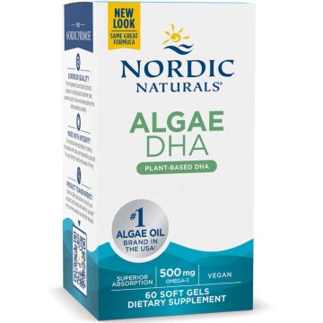 Nordic Naturals Algae Omega DHA 60 softgels