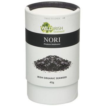 Wild Irish Seaweeds Organic Irish Nori vlokken 40 gram biologisch