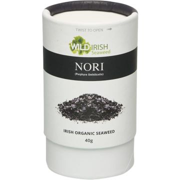 Wild Irish Seaweeds Organic Irish Nori vlokken 40 gram biologisch