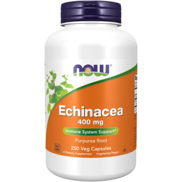 NOW Foods Echinacea 400 mg 250 capsules
