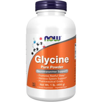 NOW Foods Glycine Pure Powder 454 gram