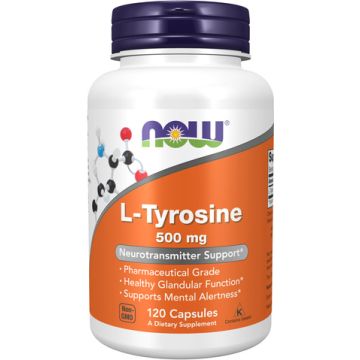 NOW Foods L-Tyrosine 500 mg 120 capsules