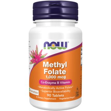 NOW Foods Methyl Folate 1000 mcg 90 tabletten