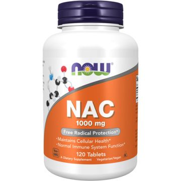 NOW Foods NAC 1000 mg 120 tabletten