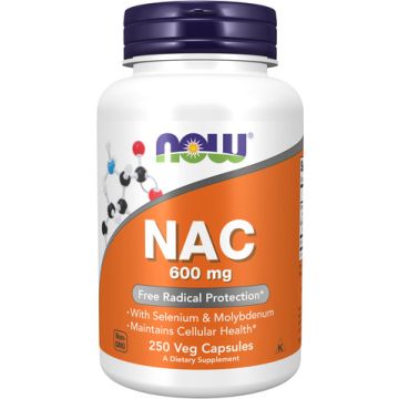 NOW Foods NAC (N-Acetyl Cysteine) 600 mg with Selenium