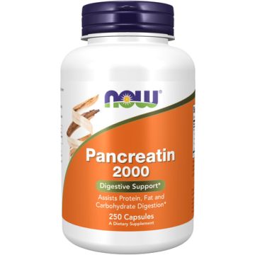 NOW Foods Pancreatin 2000 250 capsules