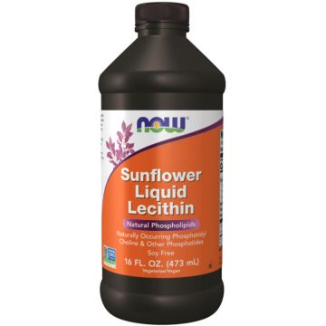 NOW Foods Sunflower Liquid Lecithin 473 milliliter