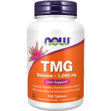 NOW Foods TMG Betaine 1000 mg 100 tabletten