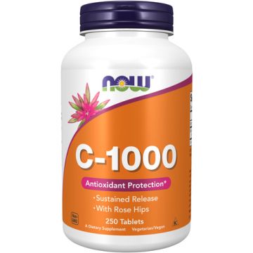 NOW Foods Vitamin C-1000 with Rose Hips Sustained Release
