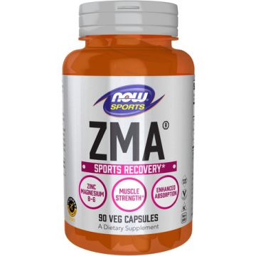 NOW Foods ZMA (Zinc Magnesium and Vitamin B-6) 90 capsules
